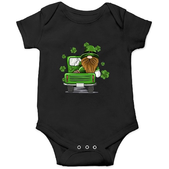 Principal Crew Gnomies Truck St Patrick Teacher Onesies