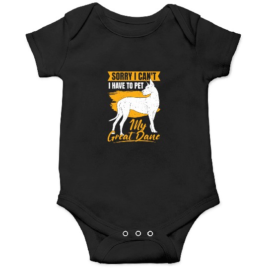 Great Dane German Mastiff Dog Lover Gift Onesies