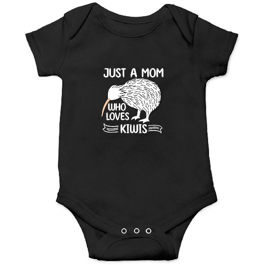 Funny Just A mom Who Loves Kiwis saying Kiwi Bird Onesies