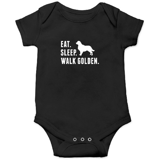 Eat Sleep Walk Golden Retriever Onesies