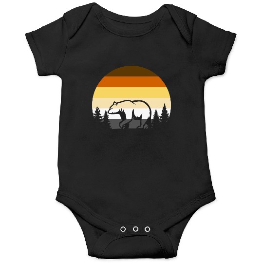 Gay Bear LGBT Bear Onesies, LGBT bear Rainbow Flag