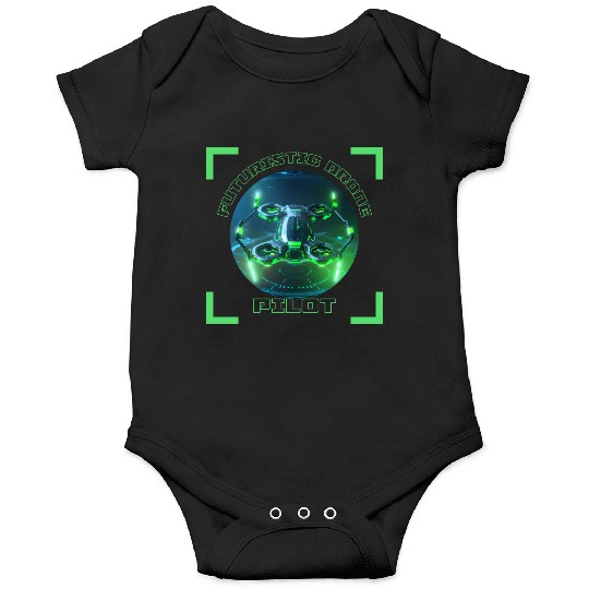 Futuristic Drone Pilot 3 Onesies