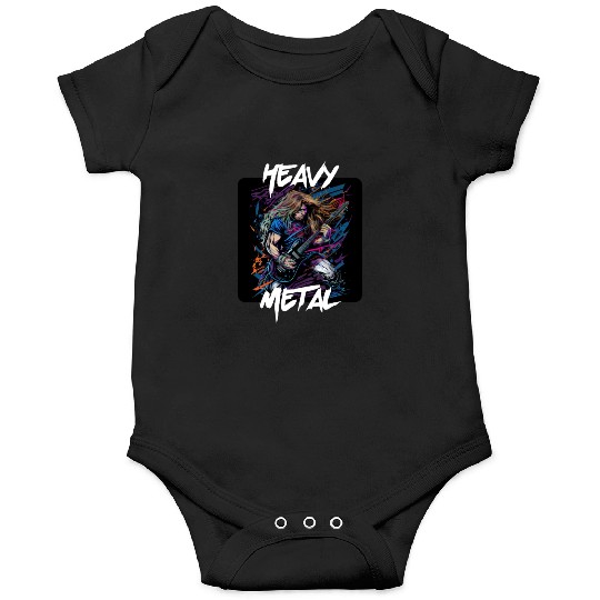 Graffiti Style - Heavy Metal 9 Onesies
