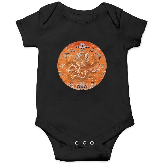 Chinese dragon fabric Onesies