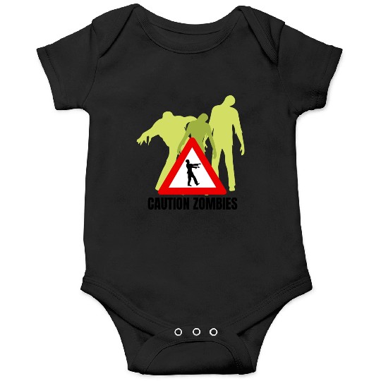 Caution Zombies Design Onesies