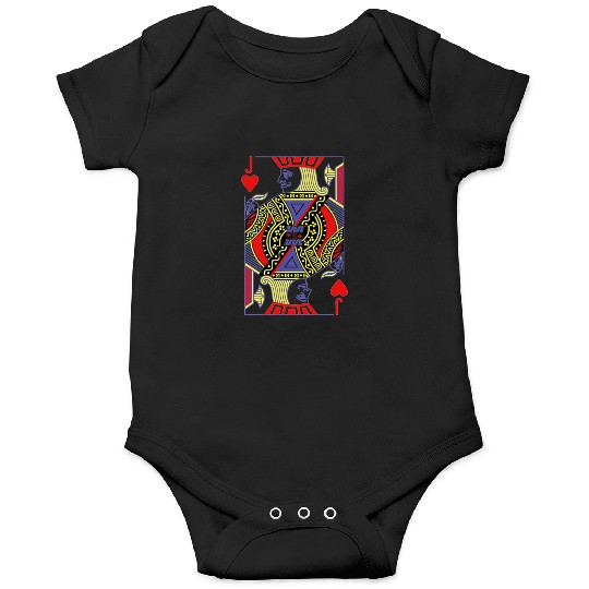 jack of hearts royal flush costume halloween playi Onesies