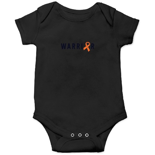 Leukemia Warrior Lymphoma Cancer Orange Ribbon Onesies