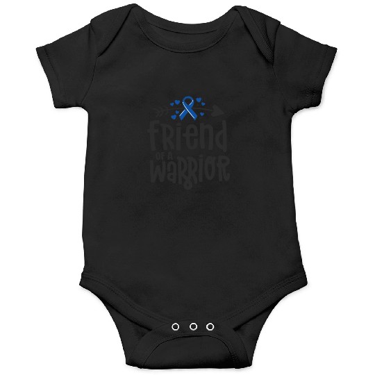 Friend Of A Warrior Support Team Colon Cancer Onesies