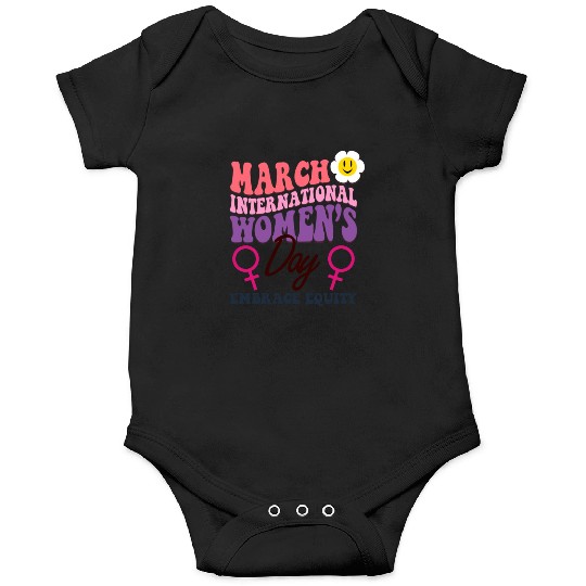 International Women's Day 2023 Theme Embrace Equit Onesies