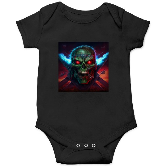 ZOMBIE IRON MAIDEN (version 14) Onesies