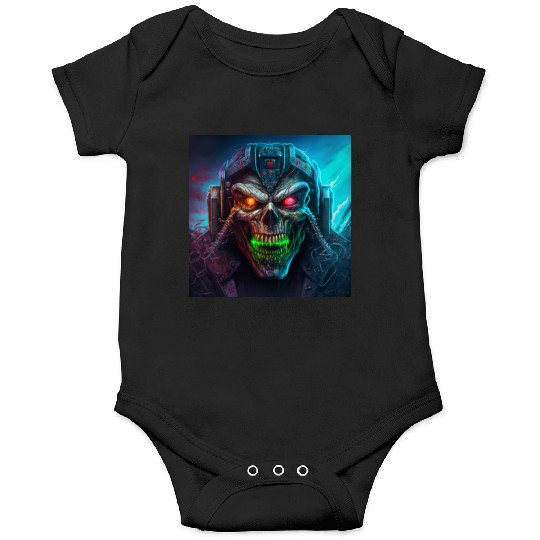 ZOMBIE IRON MAIDEN (version 8) Onesies