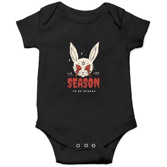 Spooky season scary bunny Spooky season scary bunn Onesies