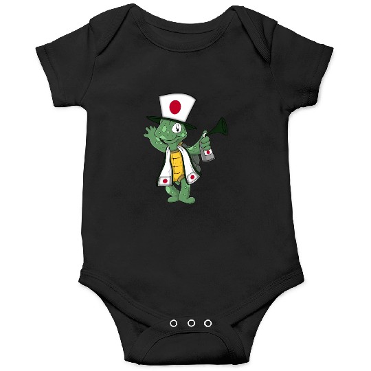 Japanese Fan Turtle Onesies