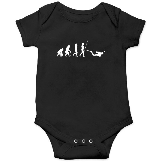 Scuba Diving Evolution Deep Sea Diving Snorkeling Onesies