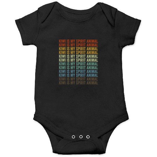 Kiwi Is My Spirit Animal Kiwi Birds Kiwi Lover Onesies