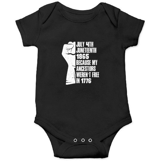 Juneteenth free since 1865 Black History US Africa Onesies