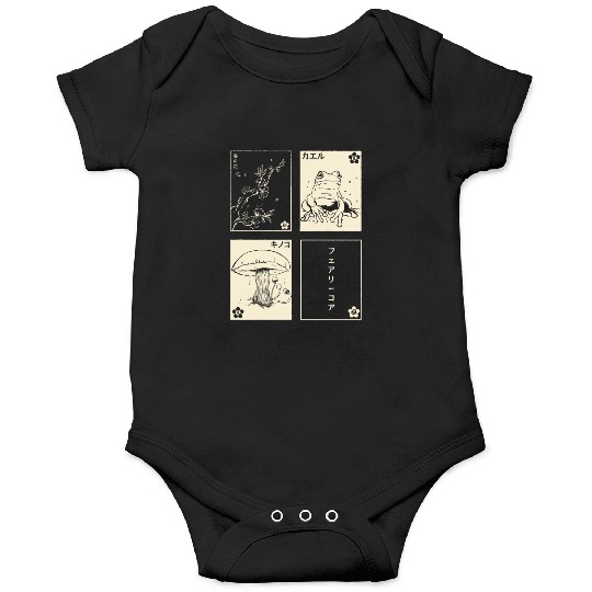 Cottagecore Tarot Cards Fungi Frog Goblincore Onesies