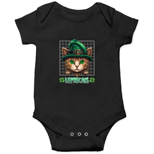 St. Patrick's Day cats leprecats kittens Onesies