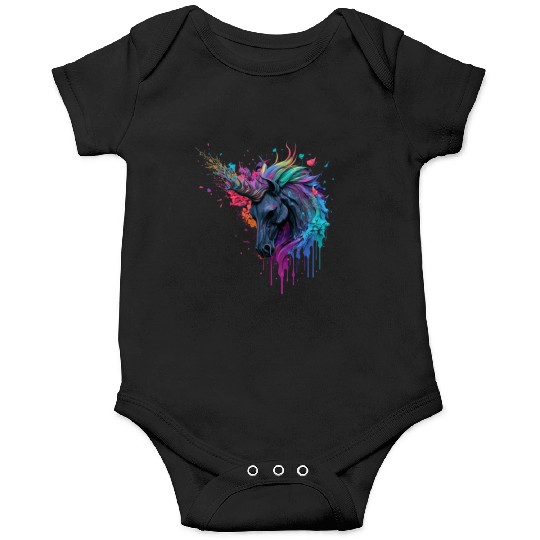 rainbow unicorn Onesies