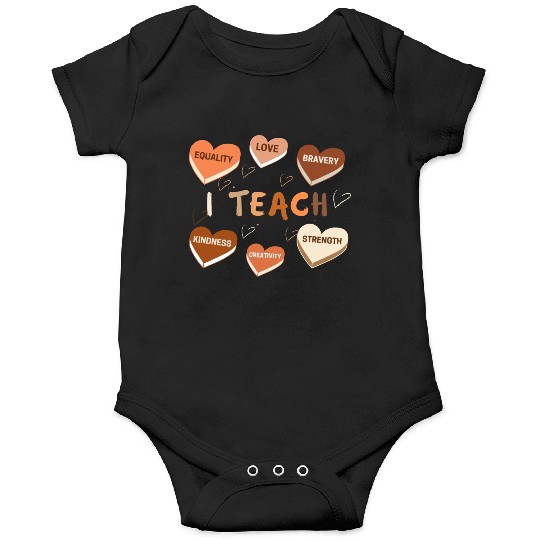 I teach black history month teacher, black teacher Onesies
