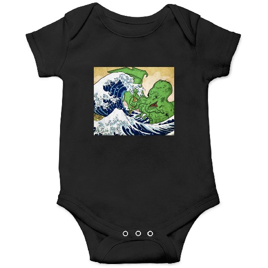 The Great Wave off Octopus Onesies