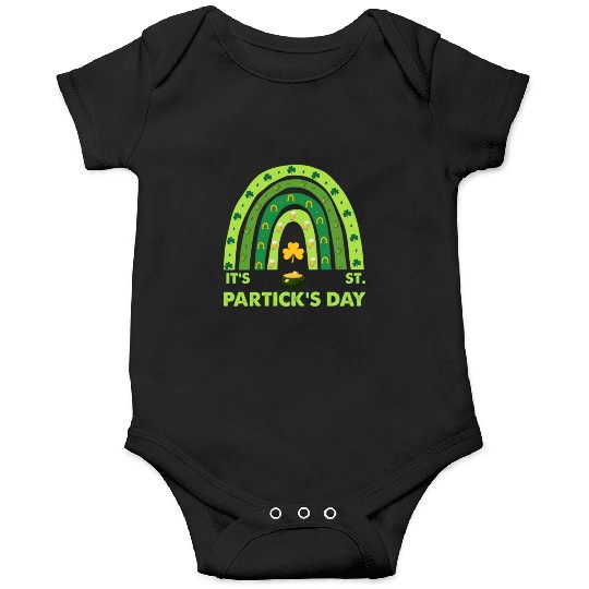 Lucky Rainbow St Patricks Day Onesies