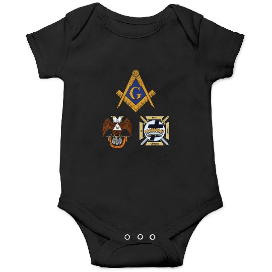 Mason Scottish Rite Knights Templar Onesies