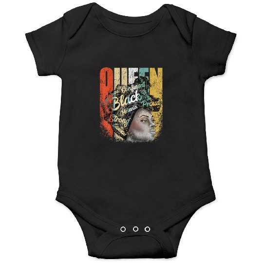 African American Educated Strong Black Onesies