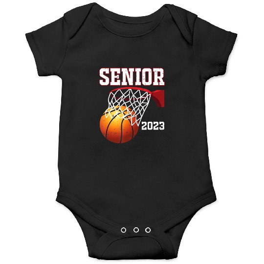 Graduate Senior Class of 2023 Basketball Player Onesies