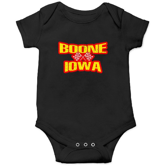 Boone Iowa IA Midwest Hobby Stock Modified Race Ca Onesies