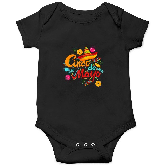 Cinco De Mayo Fiesta Surprise Camisa 5 De Mayo Viv Onesies