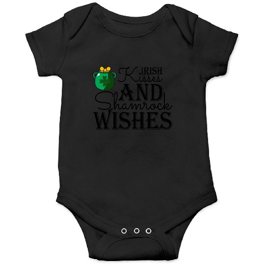 Irish Kisses and Shamrock Wishes Onesies