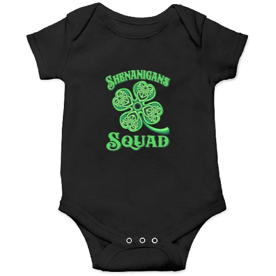 Shenanigans Squad Funny St Patricks Day Onesies
