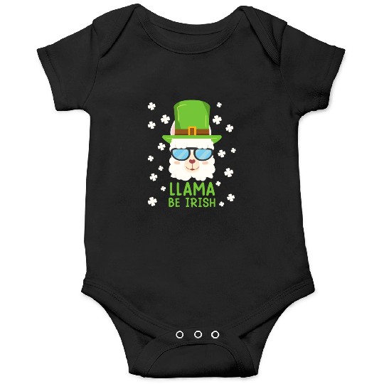 LLama be Irish Lama Alpaca St. Patrick's Day Onesies