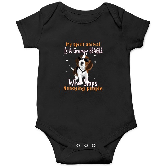 My Spirit animal Is A Grumpy Beagle Onesies
