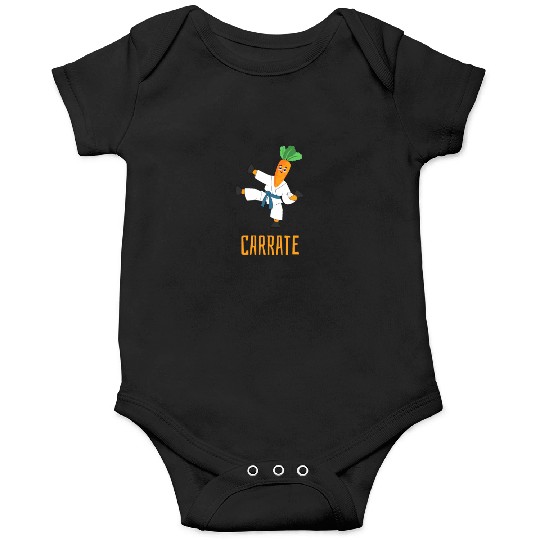 Carrate Carrot Lover Karate Coach Martial Artist Onesies