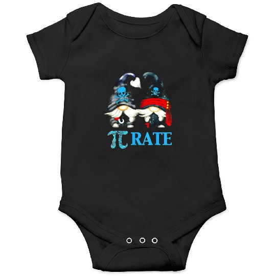 Funny Pirate Gnome Octopus Pi Day Symbol For Math Onesies