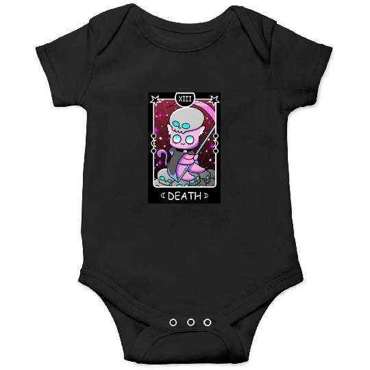 Kawaii Pastel Goth Tarot Card Death Grim Reaper Cu Onesies