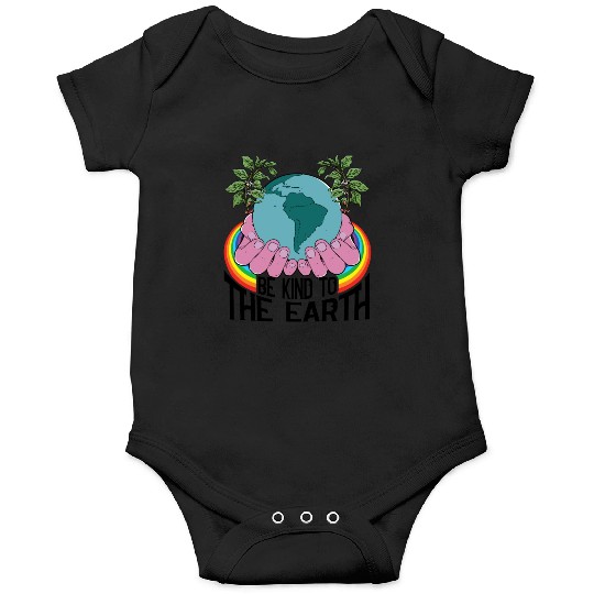 Be Kind To The Earth Rainbow Natural Environment Onesies
