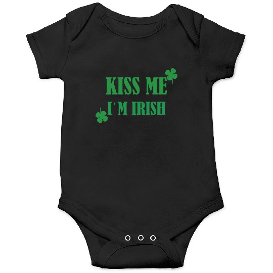 kiss me im irish Onesies