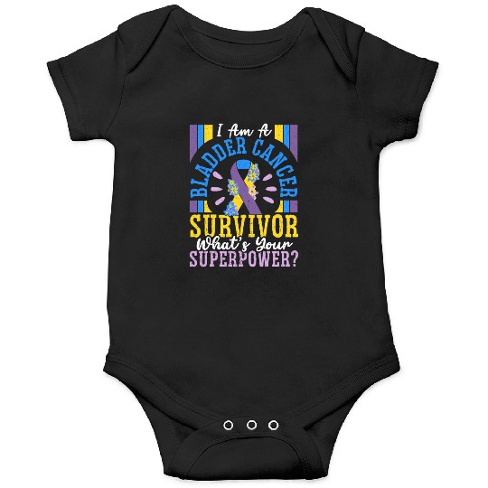 Bladder Cancer Survivor Bladder Cancer Awareness Onesies