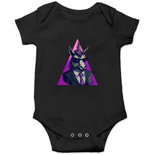 Unicorn Wearing A Suit Onesies