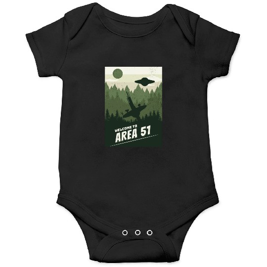 Welcome To area 51 Onesies