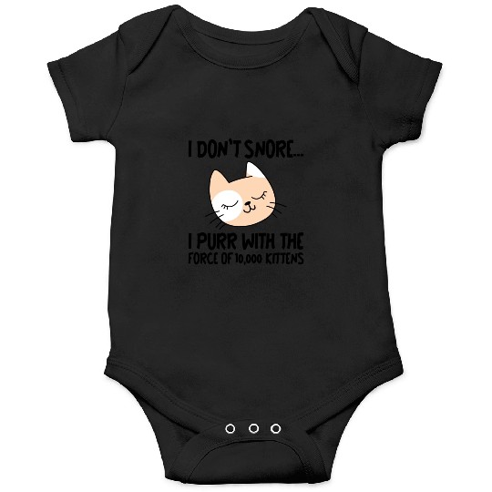 I Purr With The Force Of 10,000 Kittens 1 Onesies