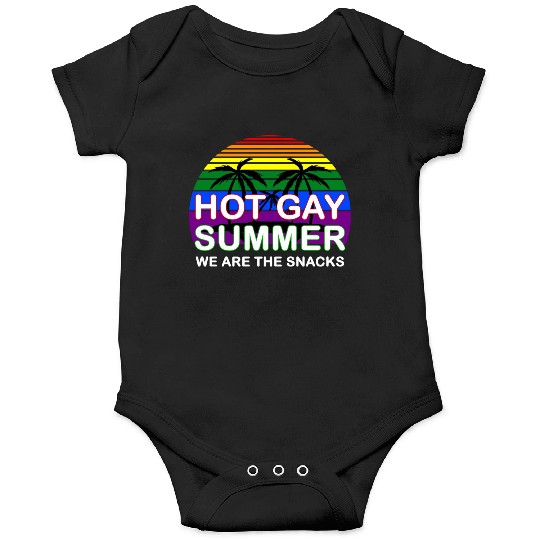 Hot Gay Summer We Are The Snacks LGBT Apparel Onesies