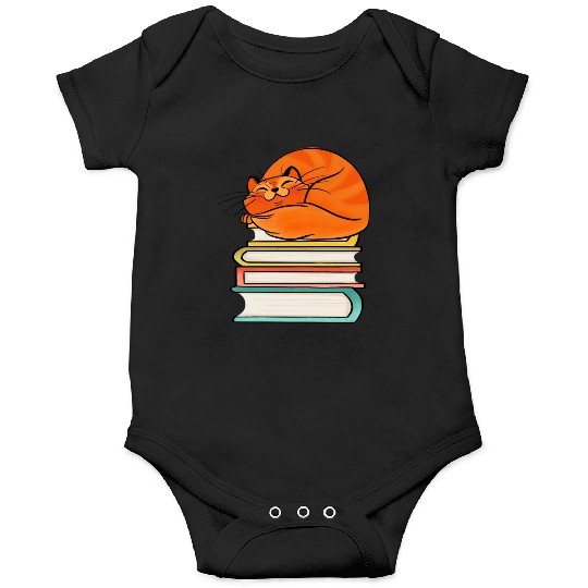 With Books And Cats Life Is Sweet Onesies