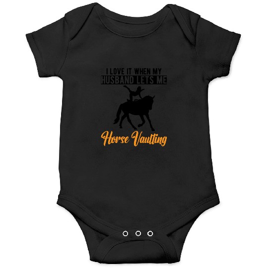 Funny Equestrian Horse Vaulting Wife Onesies