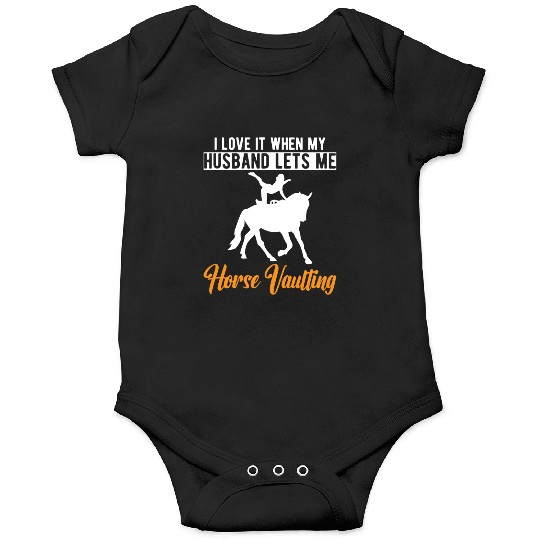 Funny Equestrian Horse Vaulting Wife Onesies