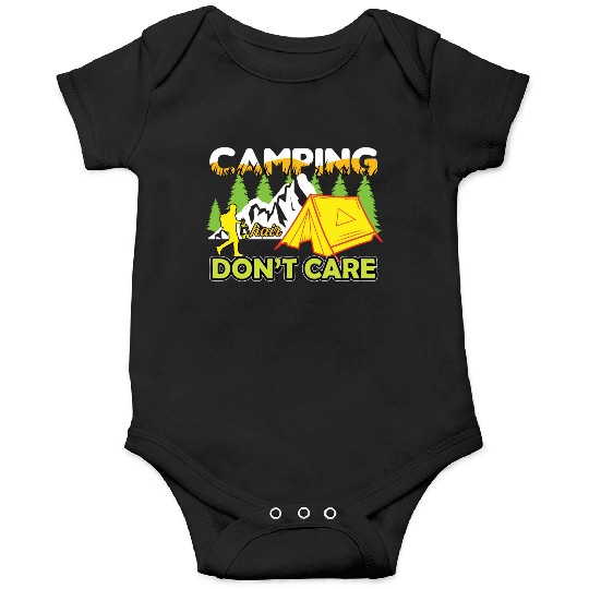 camping hair don't car Onesies