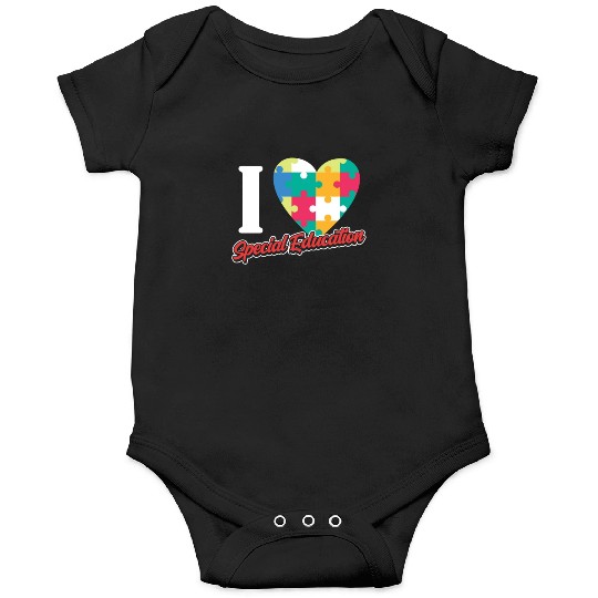 I Love Special Education Sped Teacher Awareness Onesies